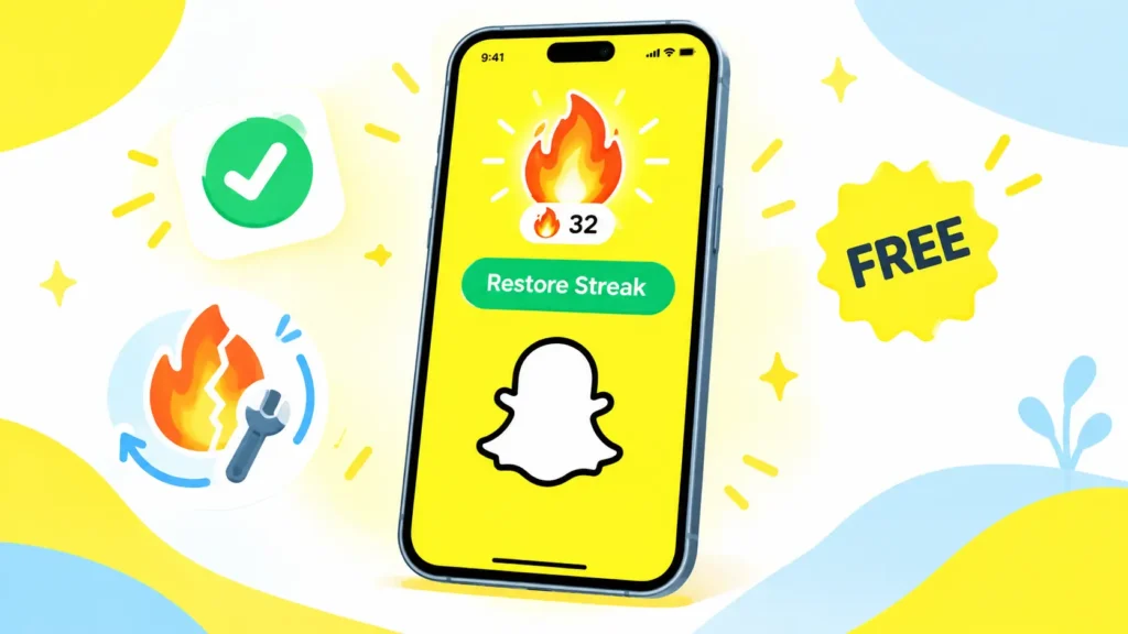 Restore your Snap streak for free